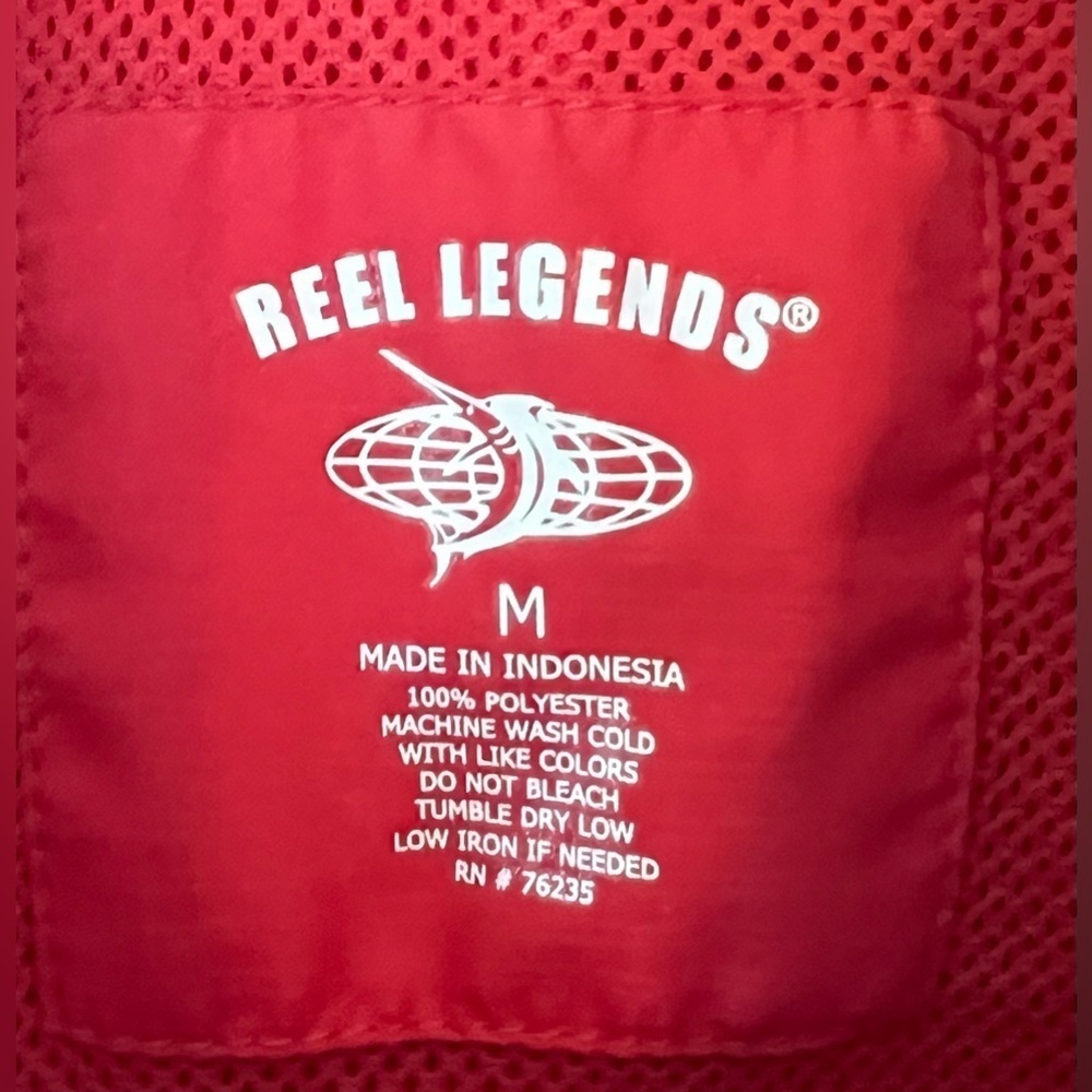 REEL Legends Men’s Size M Fishing Shirt - Picture 2 of 3